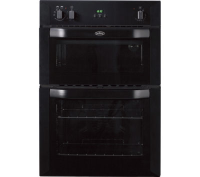 BELLING  BI90FP Electric Double Oven - Black